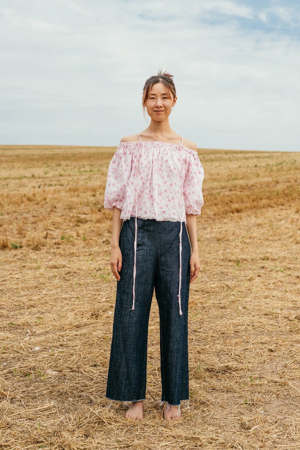 hem pants denim