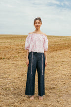 hem pants denim