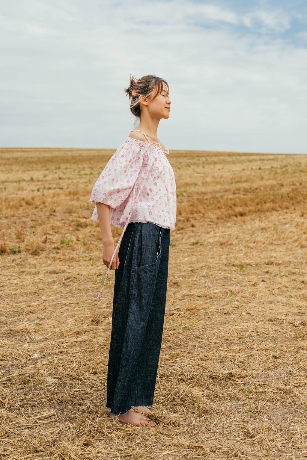 hem pants denim