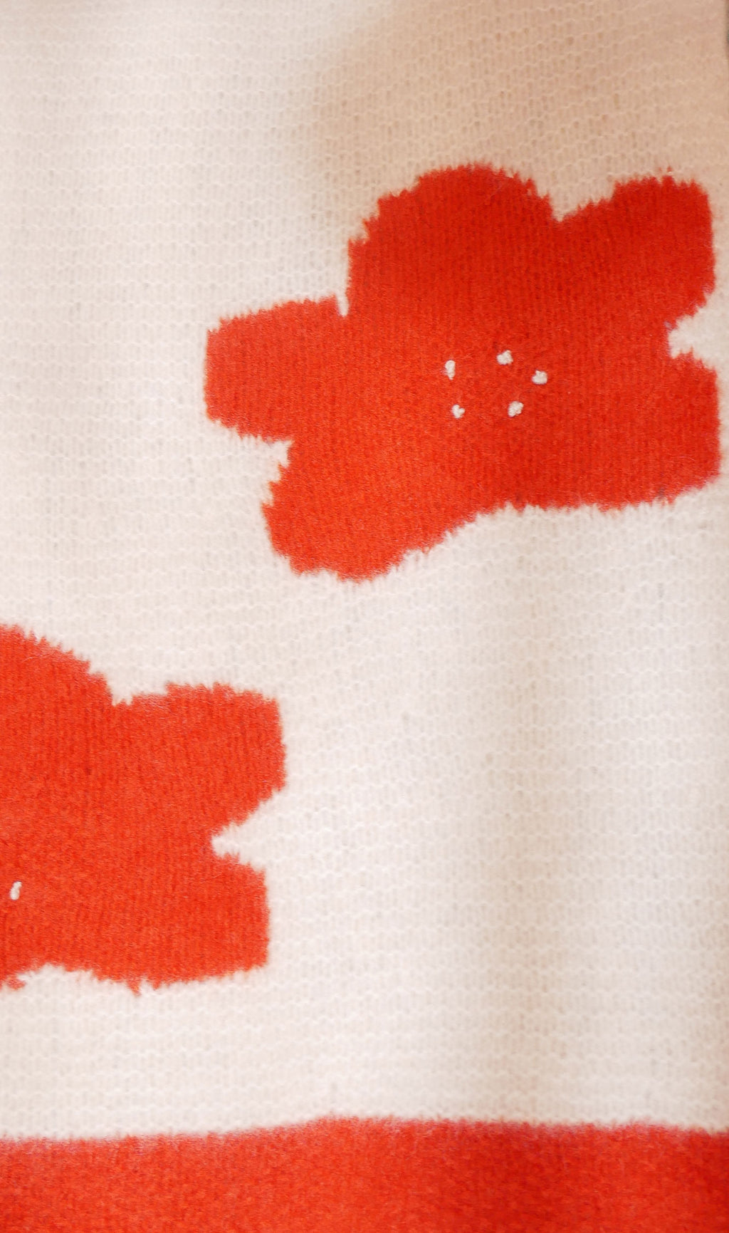 flower scarf cashmere
