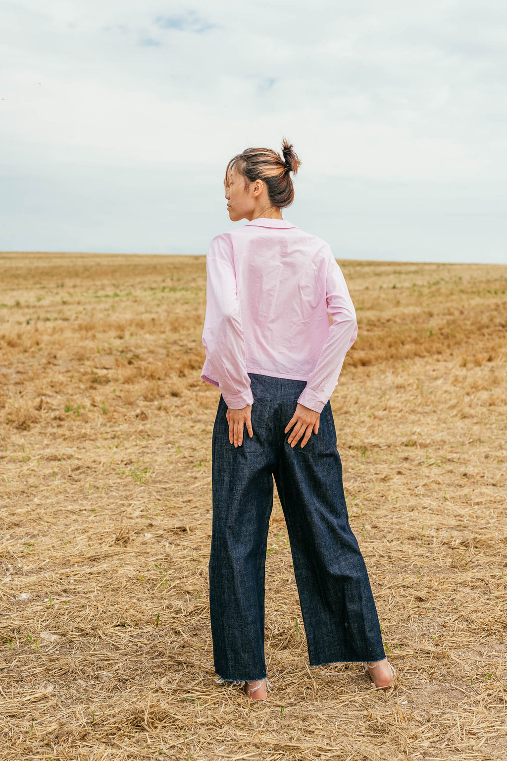 hem pants denim