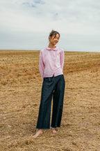 hem pants denim