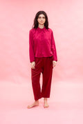 japan pants silk cotton satin