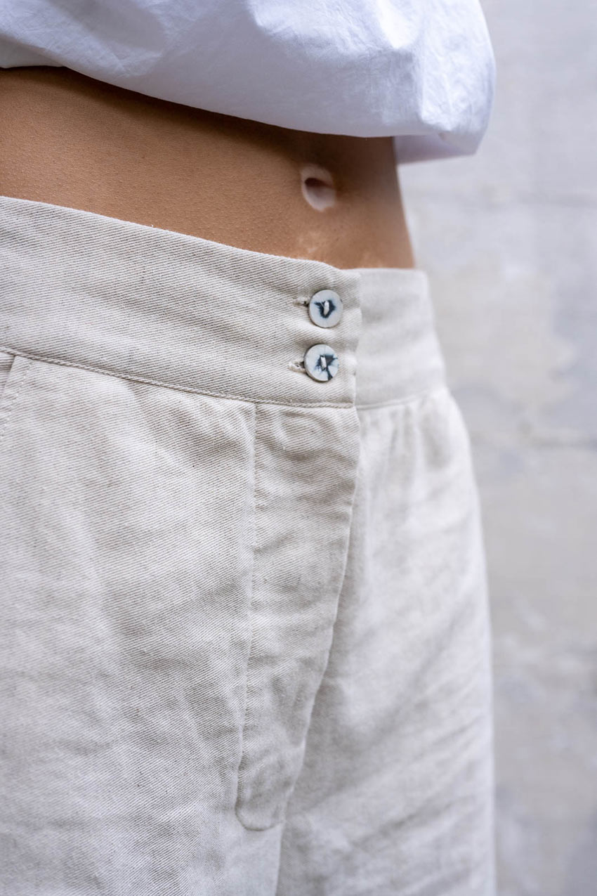 sale shannon pants natural dye twill