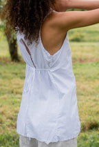 sale apron blouse cotton poplin