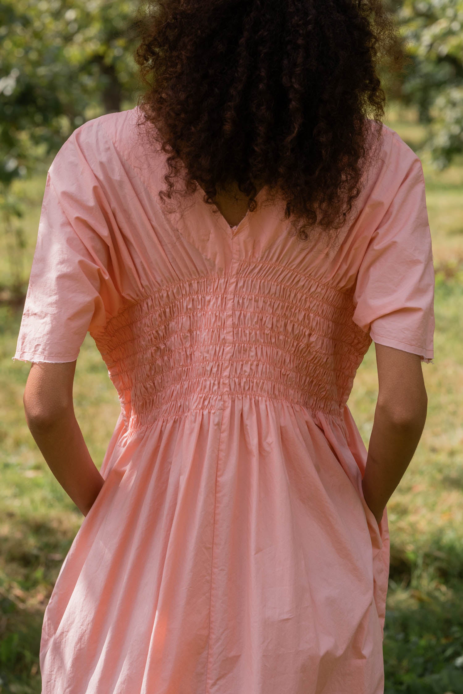 sale asymmetric moonbeam dress cotton poplin