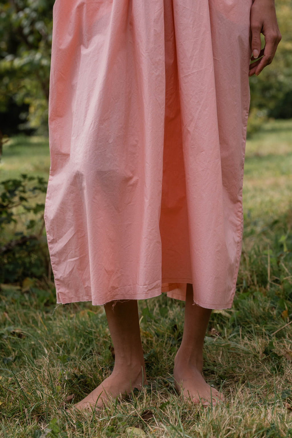 sale asymmetric moonbeam dress cotton poplin