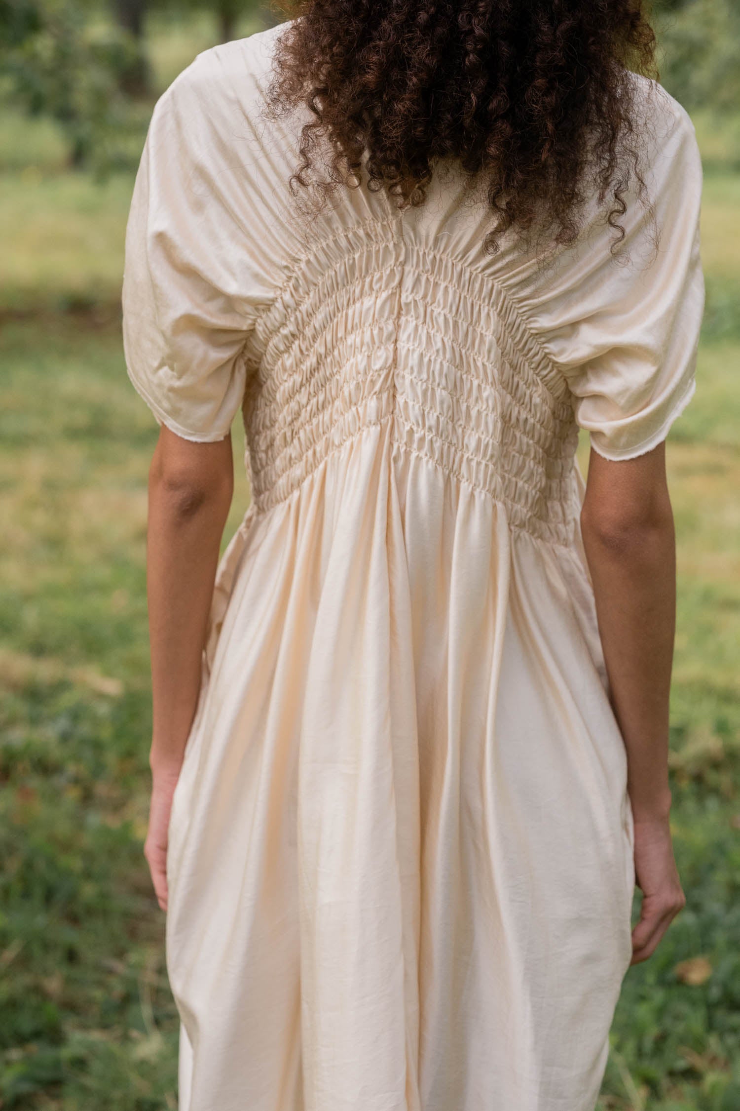 sale asymmetric moonbeam dress silk cotton satin