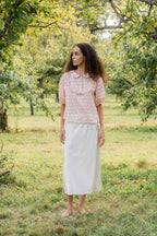 sale bias cut skirt short silk cotton satin