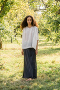 sale bias cut long skirt silk cotton satin