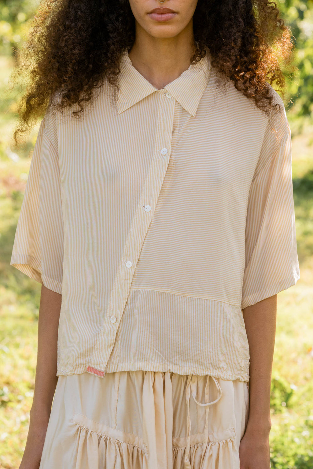 sale clean patch shirt stripy turchi