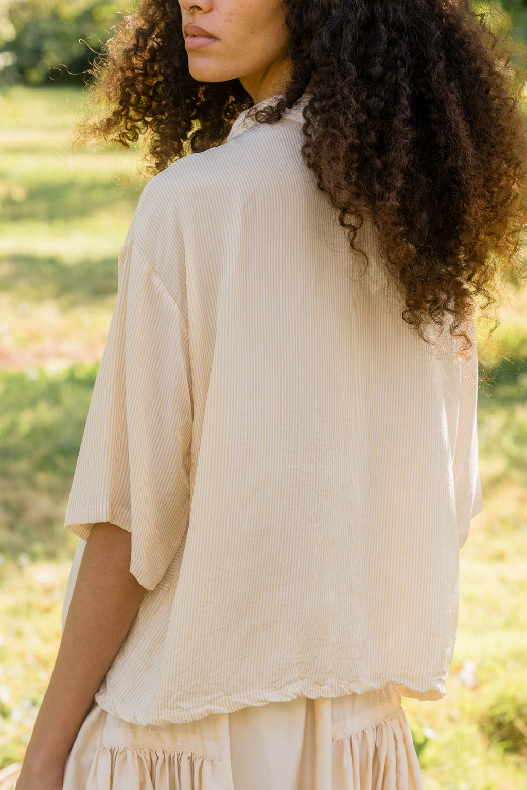 sale clean patch shirt stripy turchi