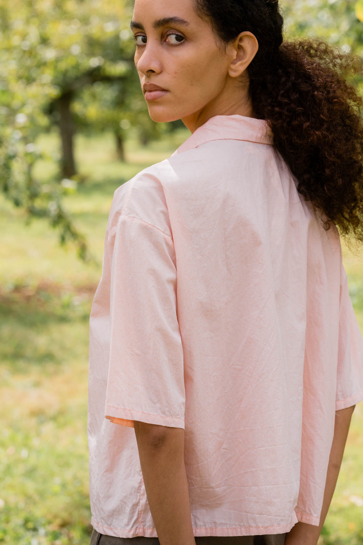sale clean new shirt cotton tiny check