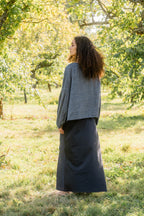 sale cloudy day jacket linen denim