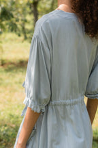 sale comfy pocket dress silk cotton satin