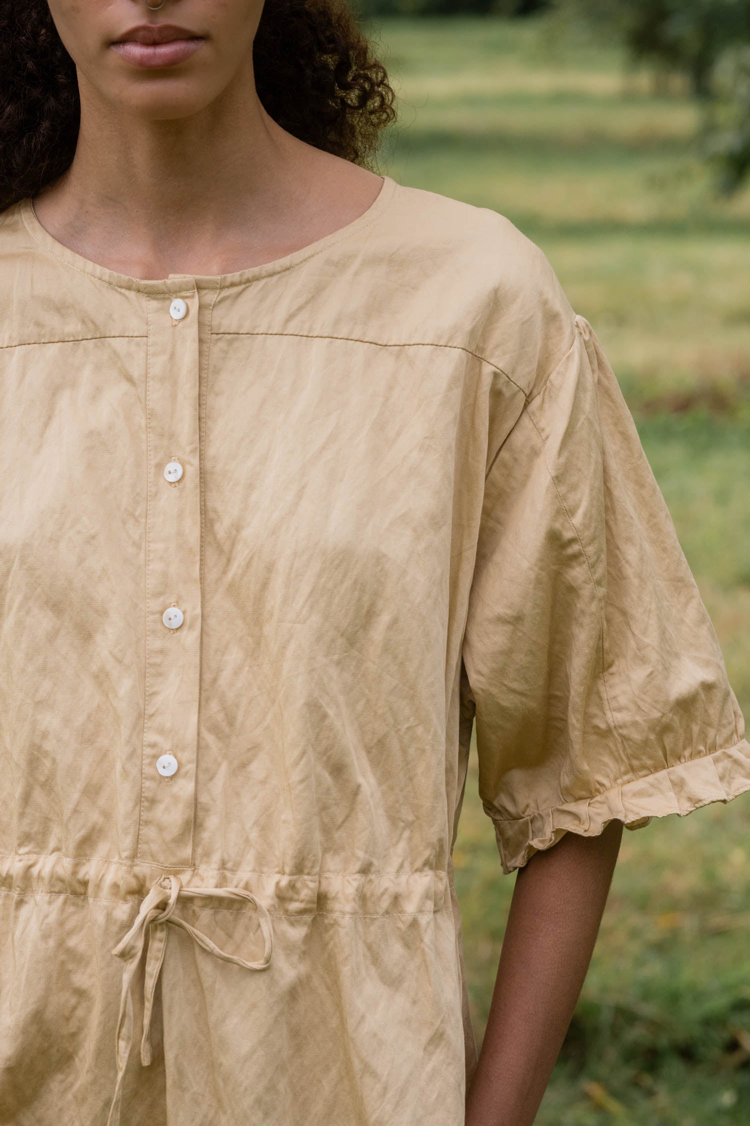 sale comfy yoke dress cotton belice