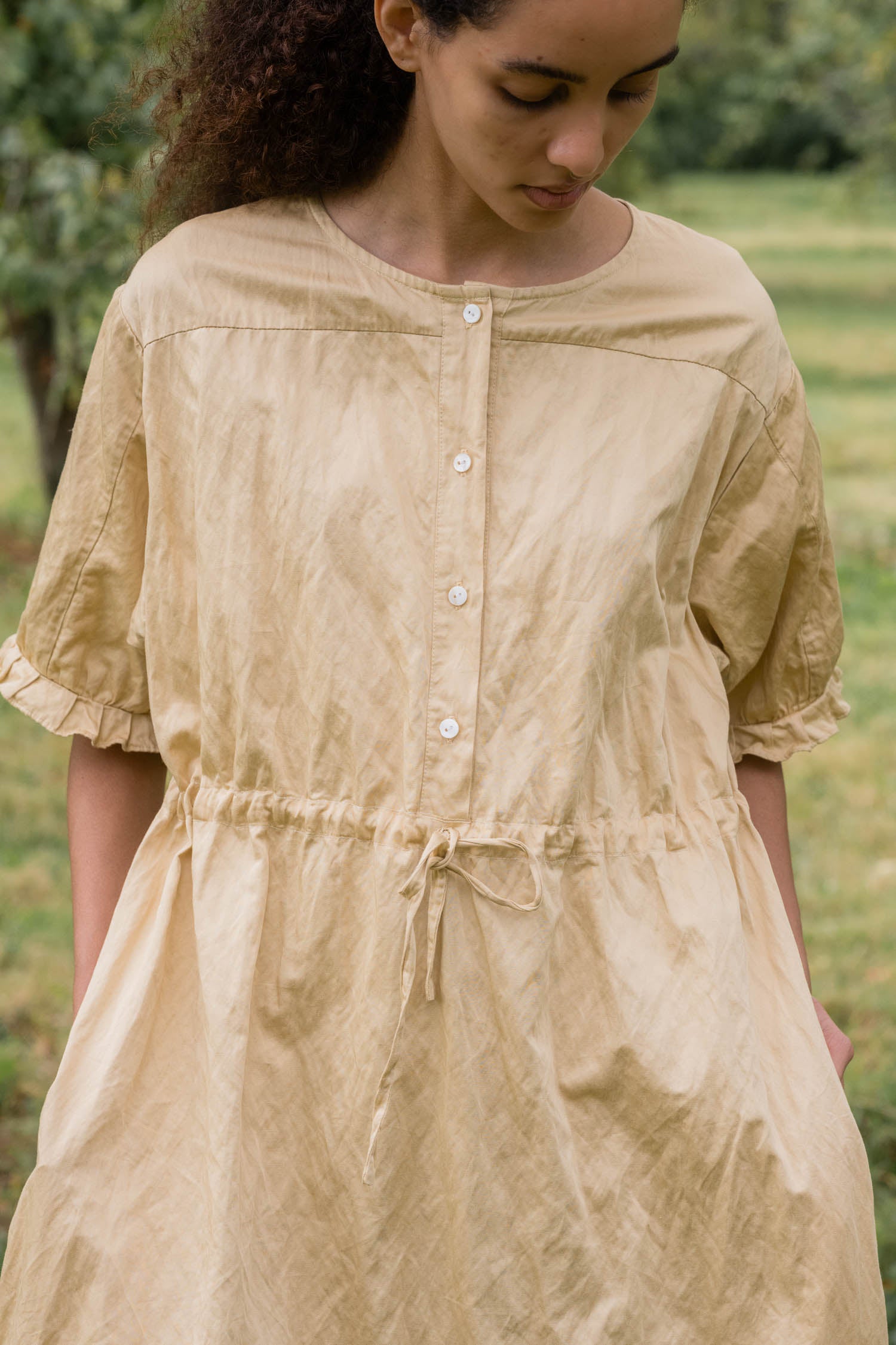 sale comfy yoke dress cotton belice