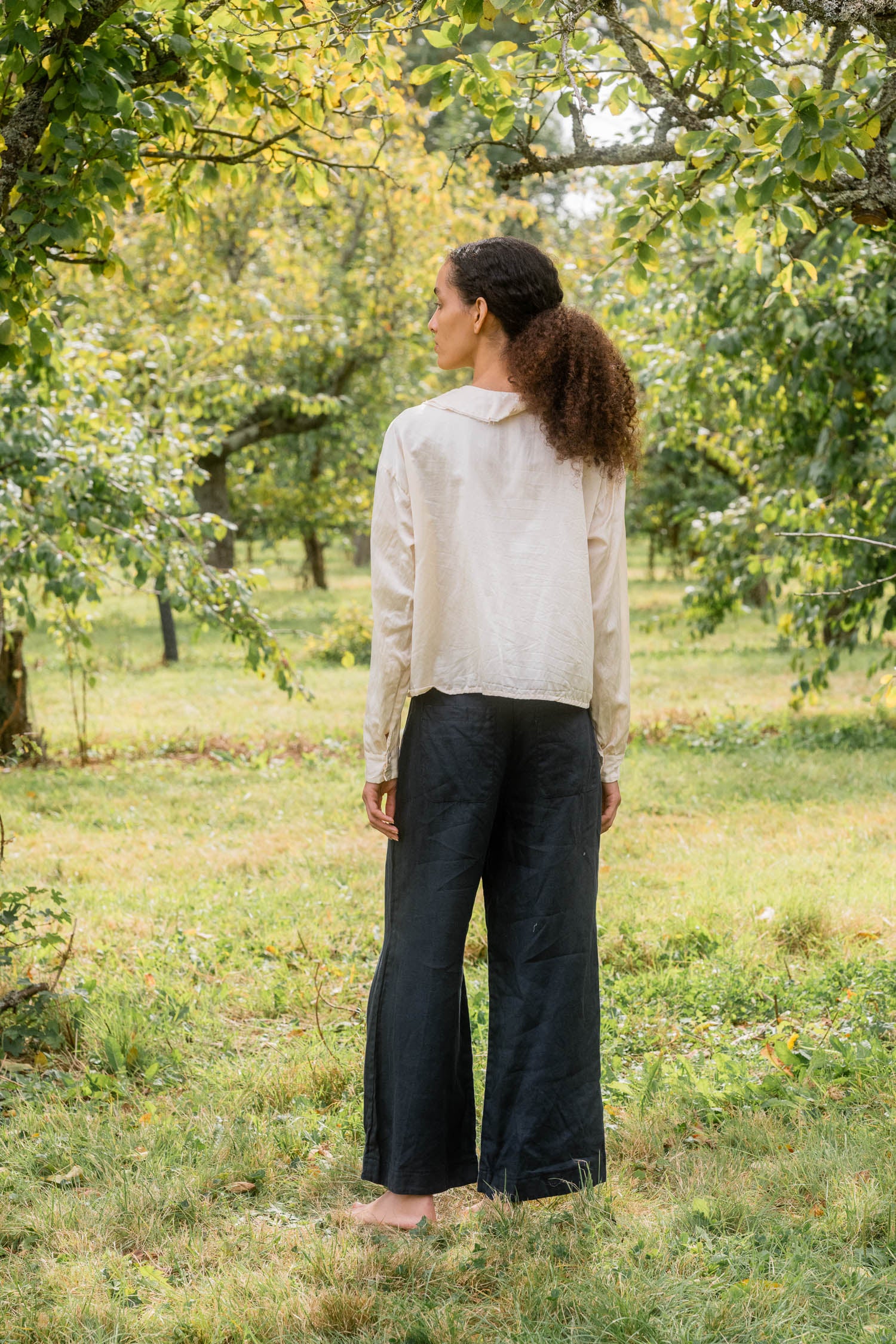 sale hem pants linen twill