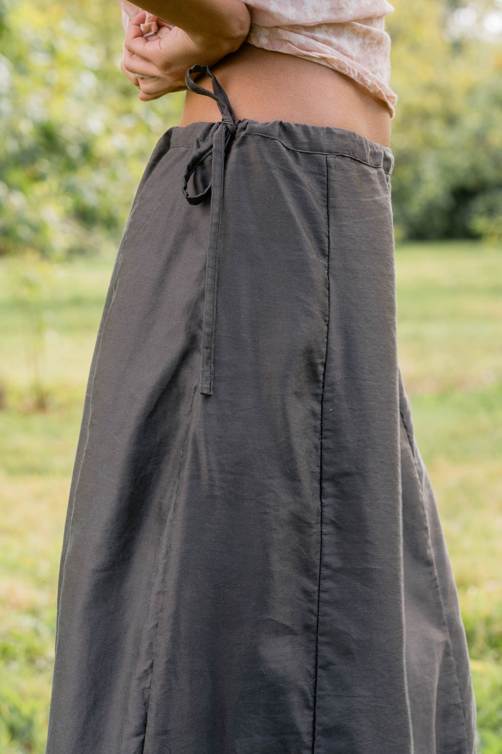 sale idle skirt long silk cotton satin