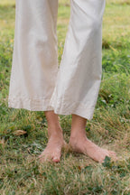 japan pants silk cotton satin