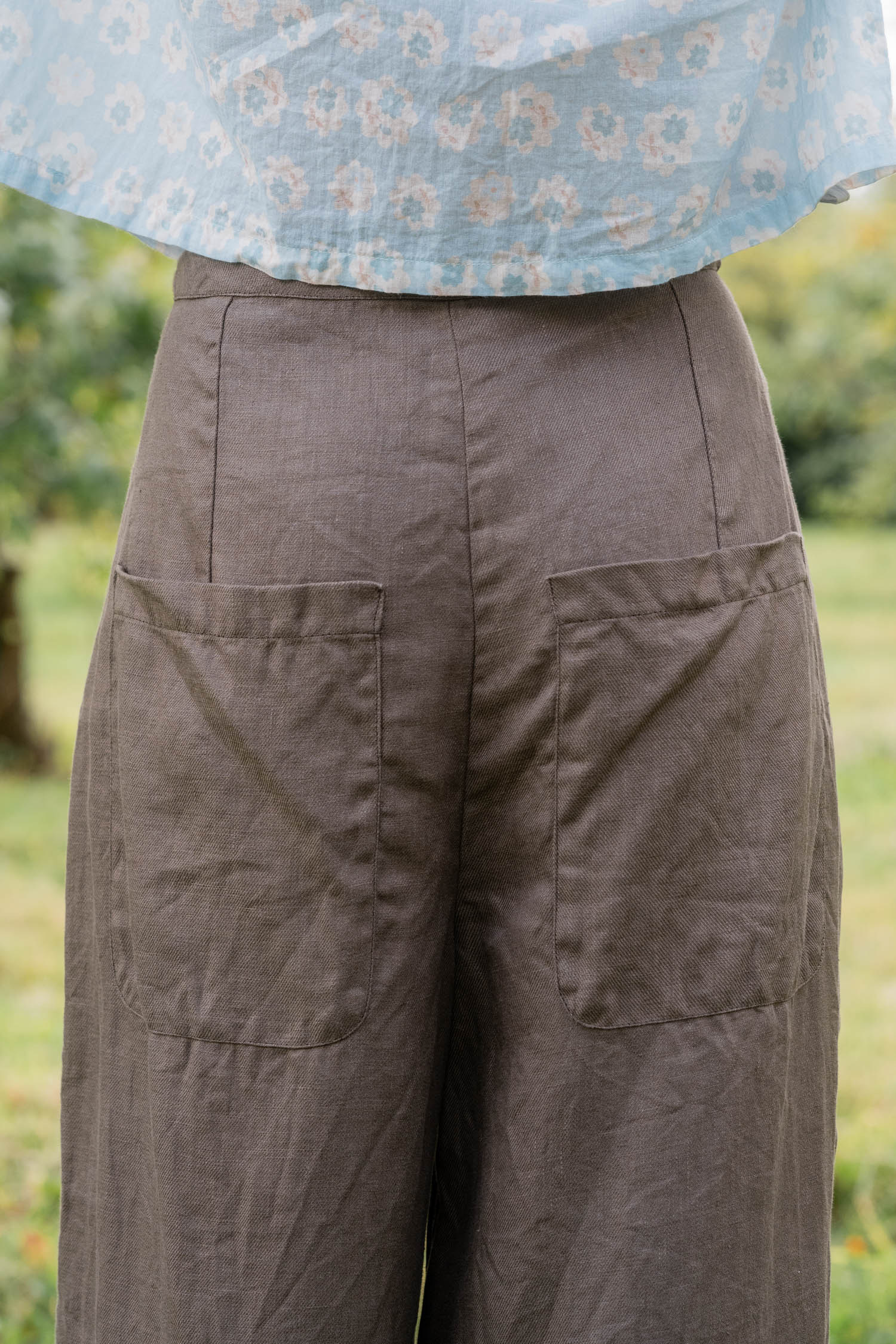 sale tailored line pants linen twill