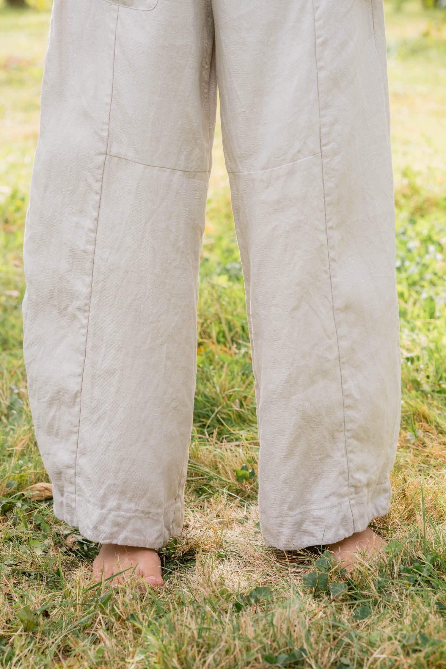 sale tailored line pants linen twill