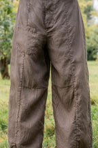 sale tailored line pants linen twill
