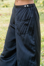 mud pants silk cotton satin