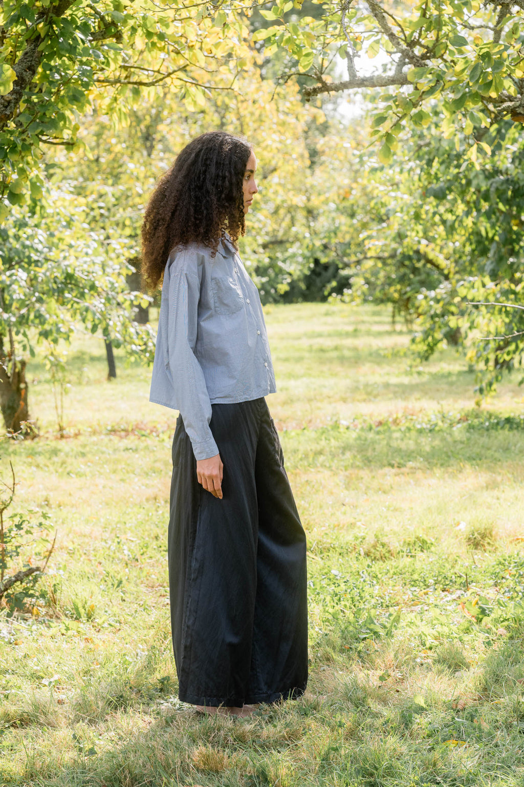 mud pants silk cotton satin