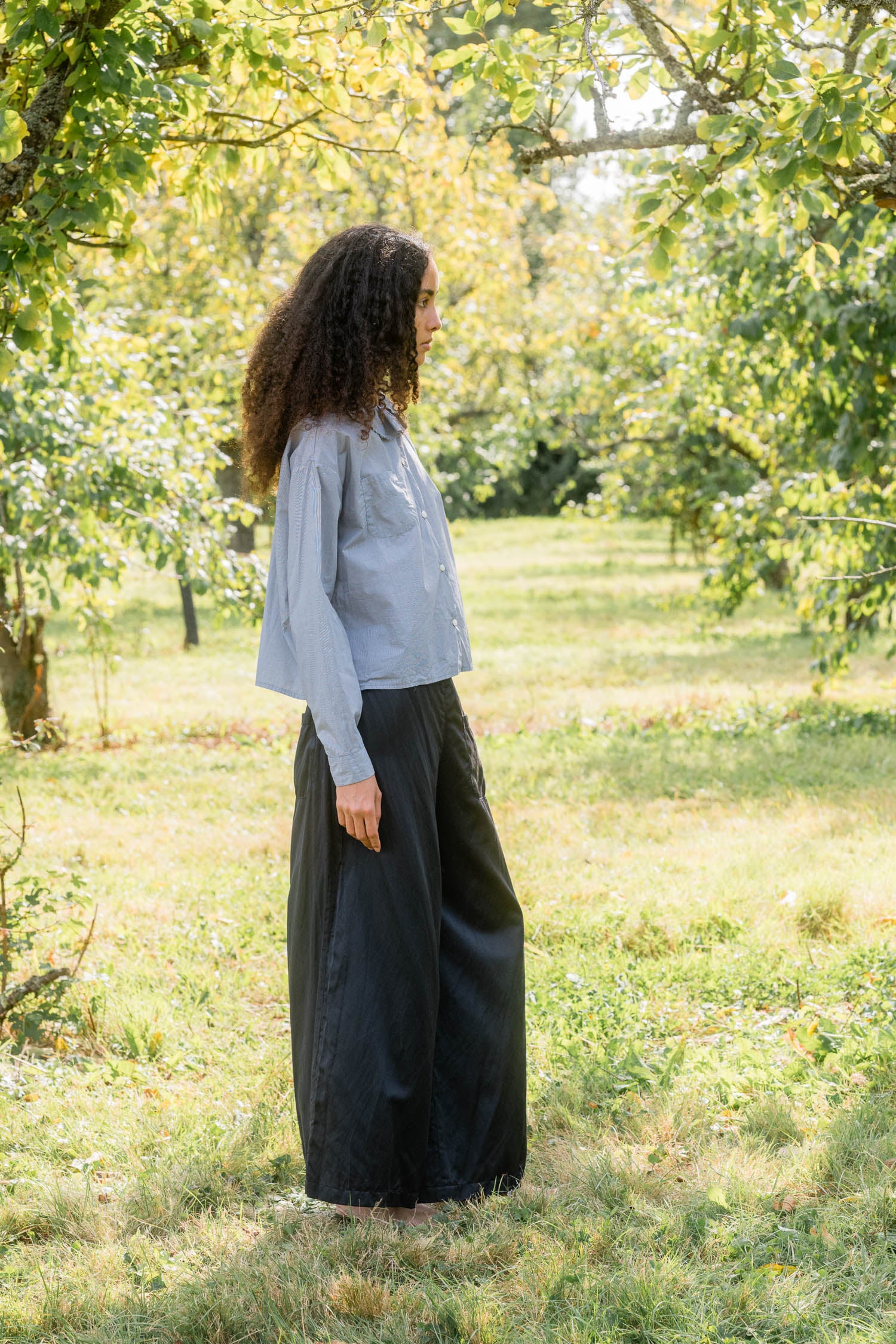 mud pants silk cotton satin