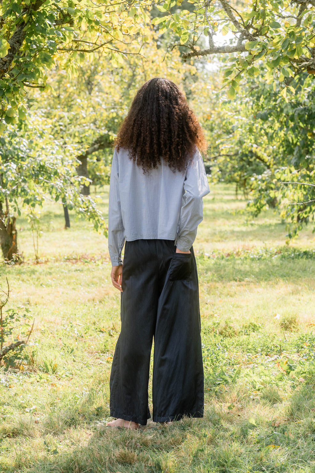 mud pants silk cotton satin