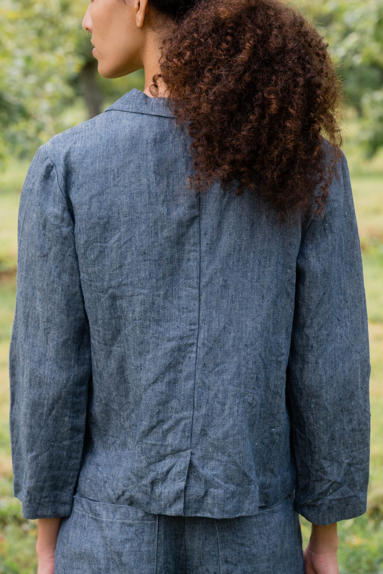 sale stanley jacket linen denim