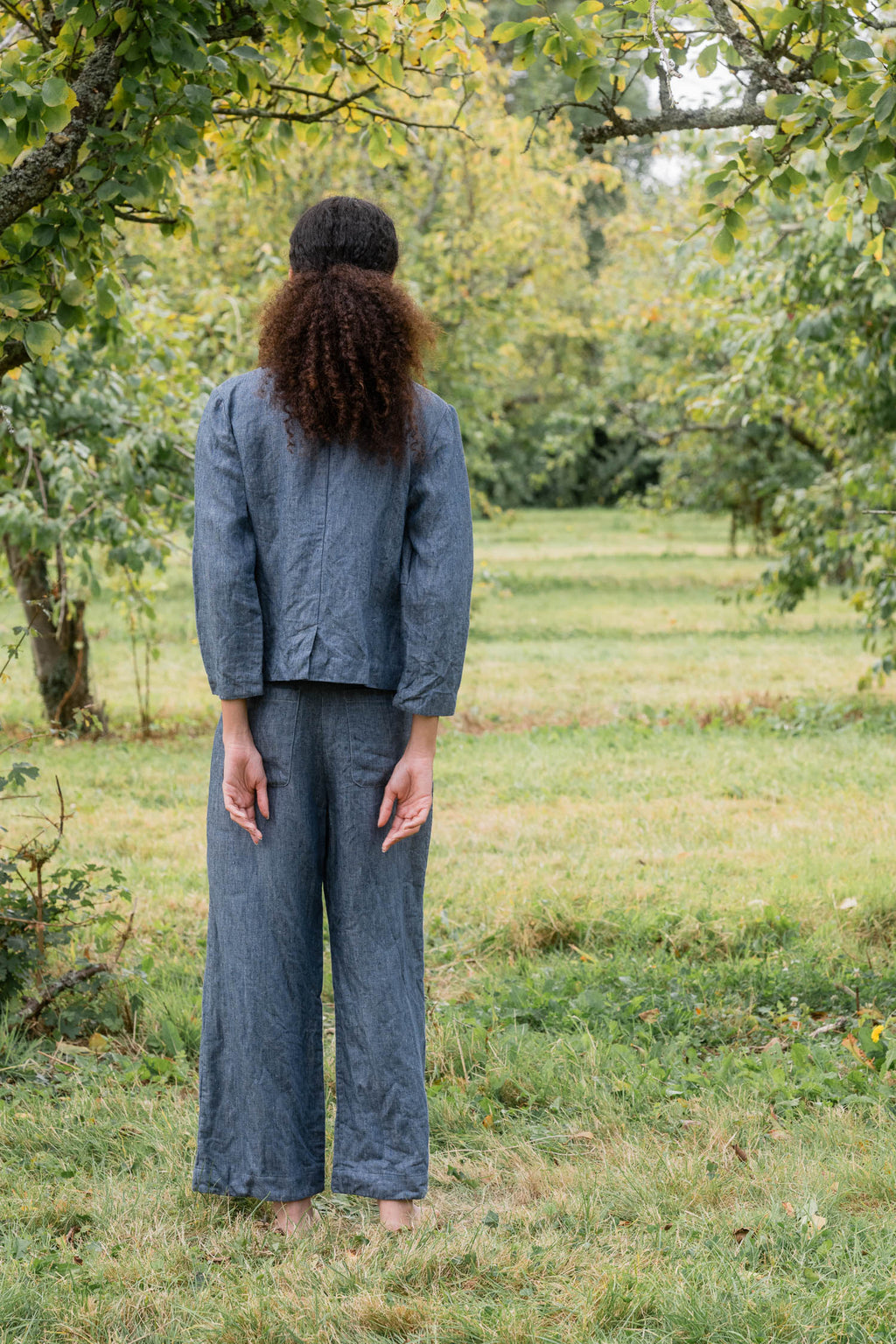sale stanley jacket linen denim