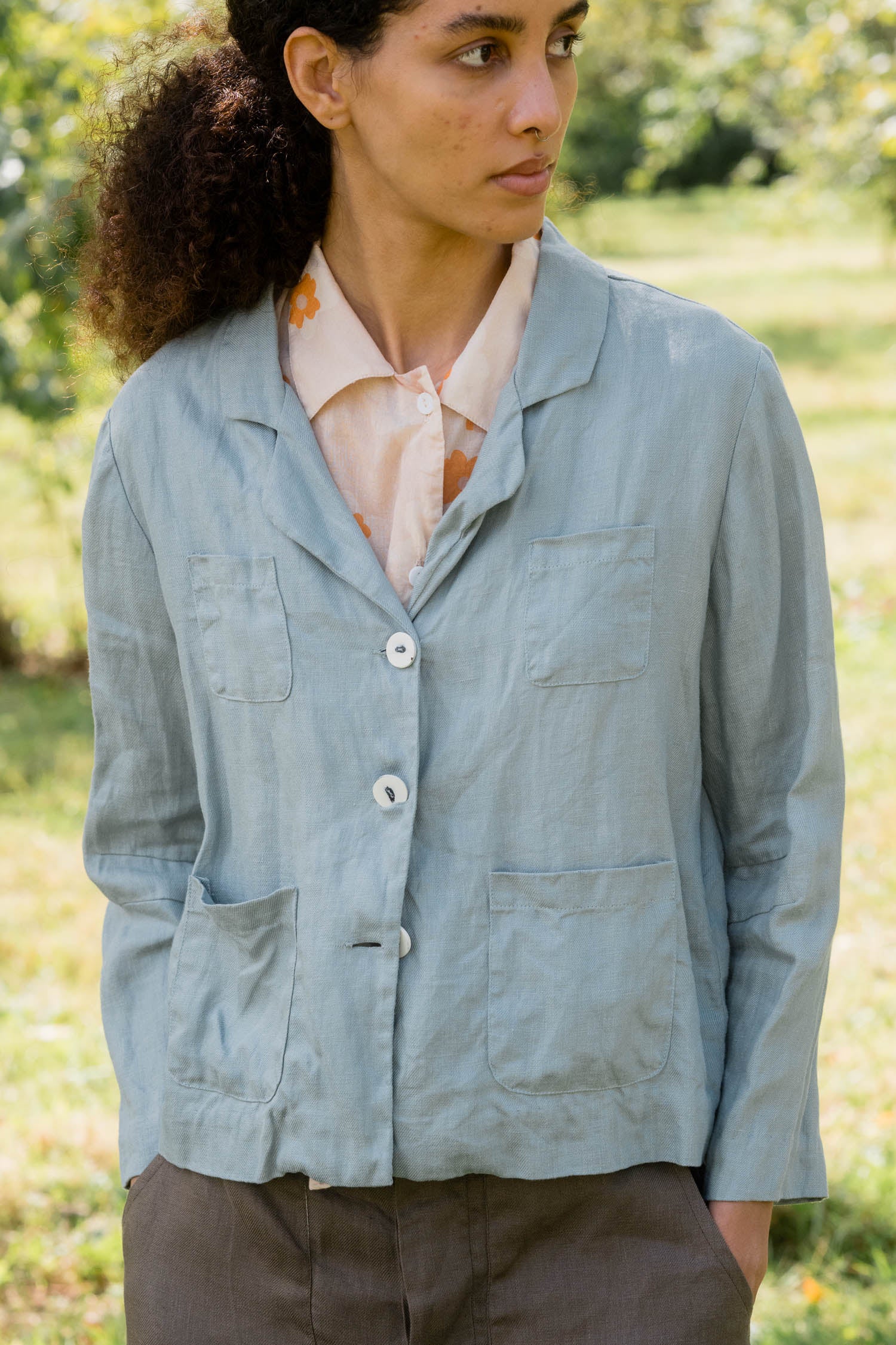 sale stanley jacket linen twill