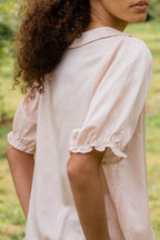 sale sweet blouse silk cotton satin
