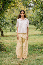 sale sweet blouse silk cotton satin