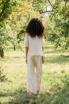 sale wide leg japan pants linen twill