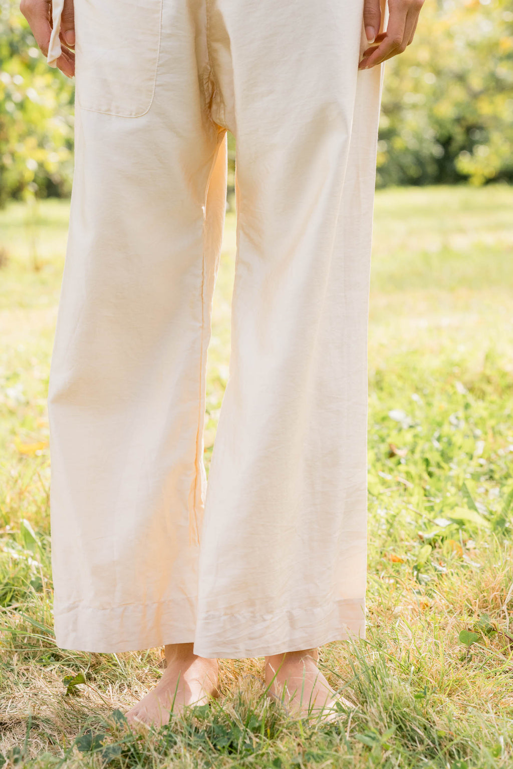 sale wide leg japan pants silk cotton satin