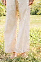 sale wide leg japan pants silk cotton satin