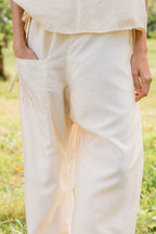 sale wide leg japan pants linen twill