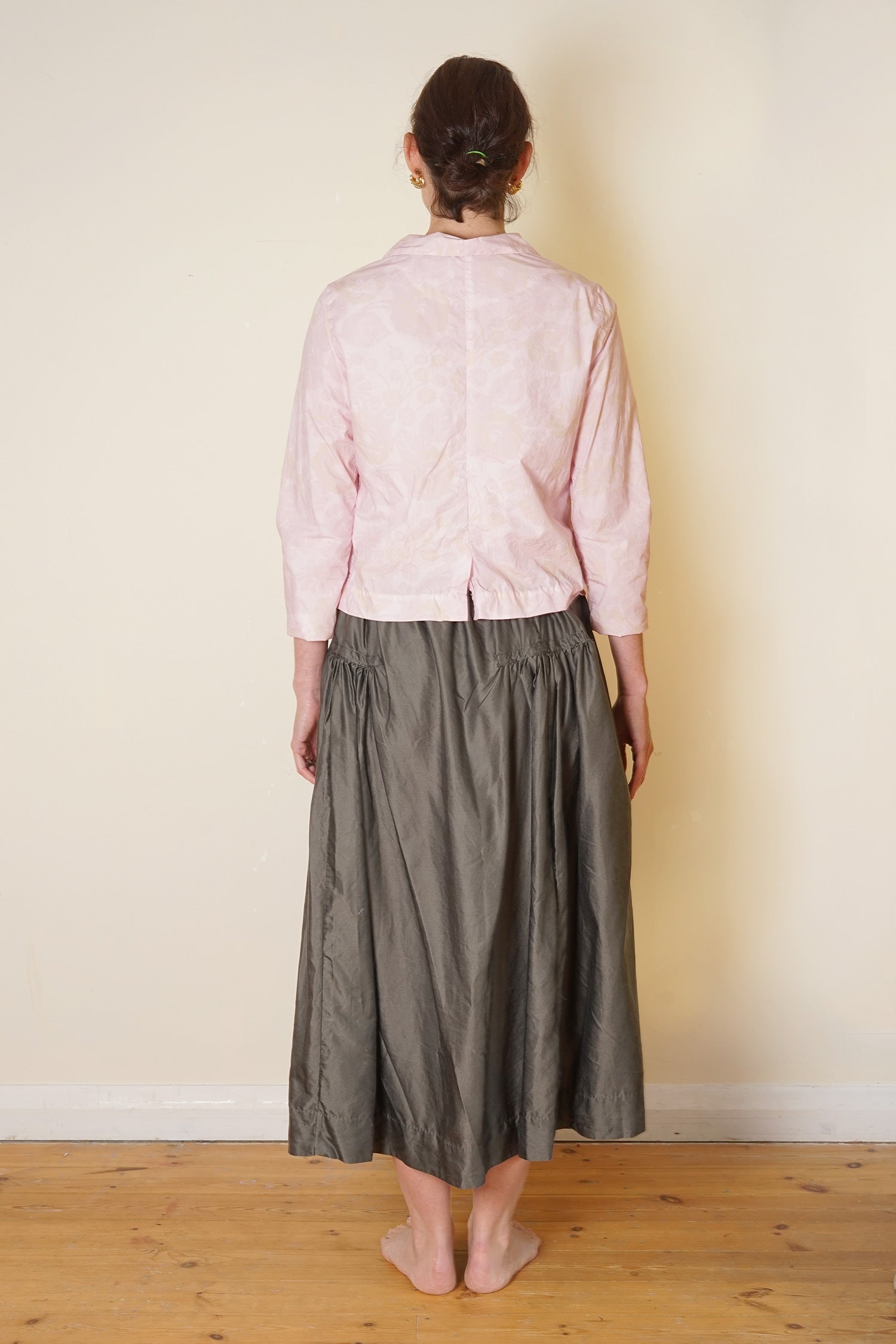 stanley jacket rose print cotton poplin