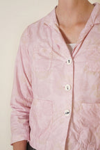 stanley jacket rose print cotton poplin