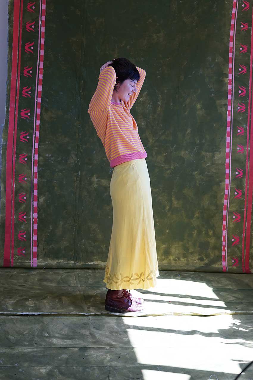 sale cutwork flower skirt