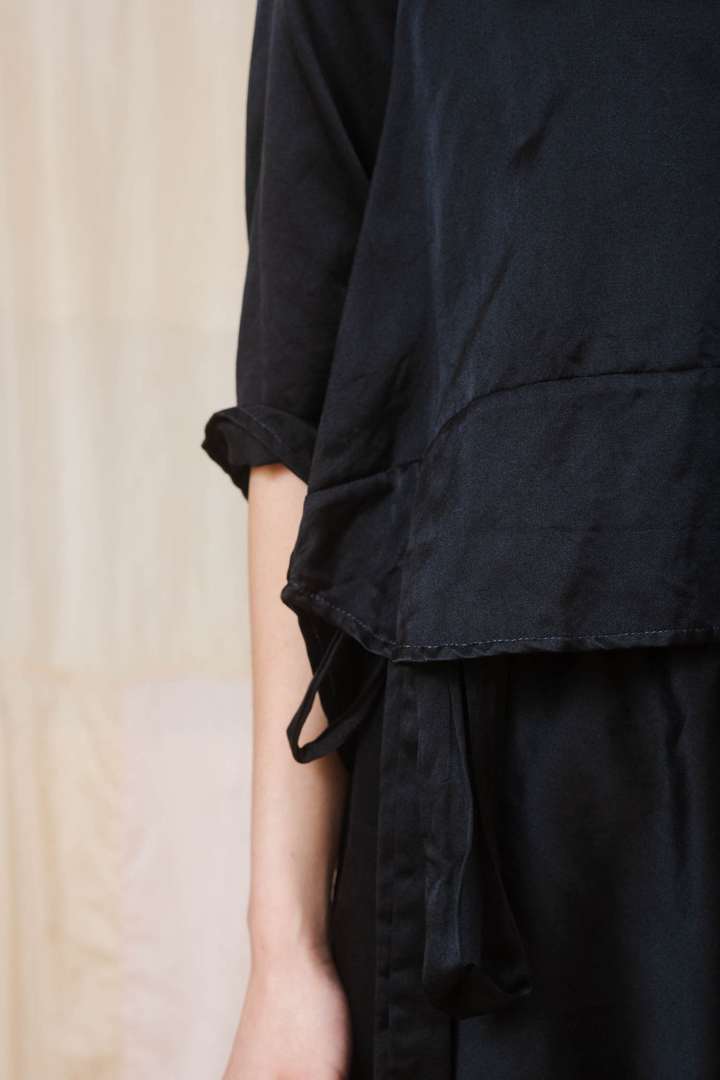 sale sunny shirt silk cotton satin