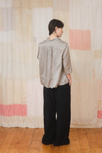 sale sunny shirt long silk cotton satin