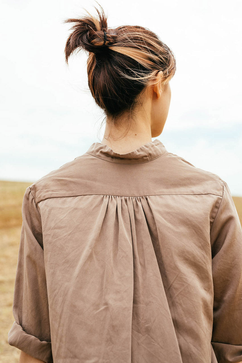 sale sunny shirt long silk cotton satin
