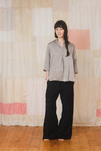sale sunny shirt long silk cotton satin