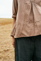 sale sunny shirt long silk cotton satin