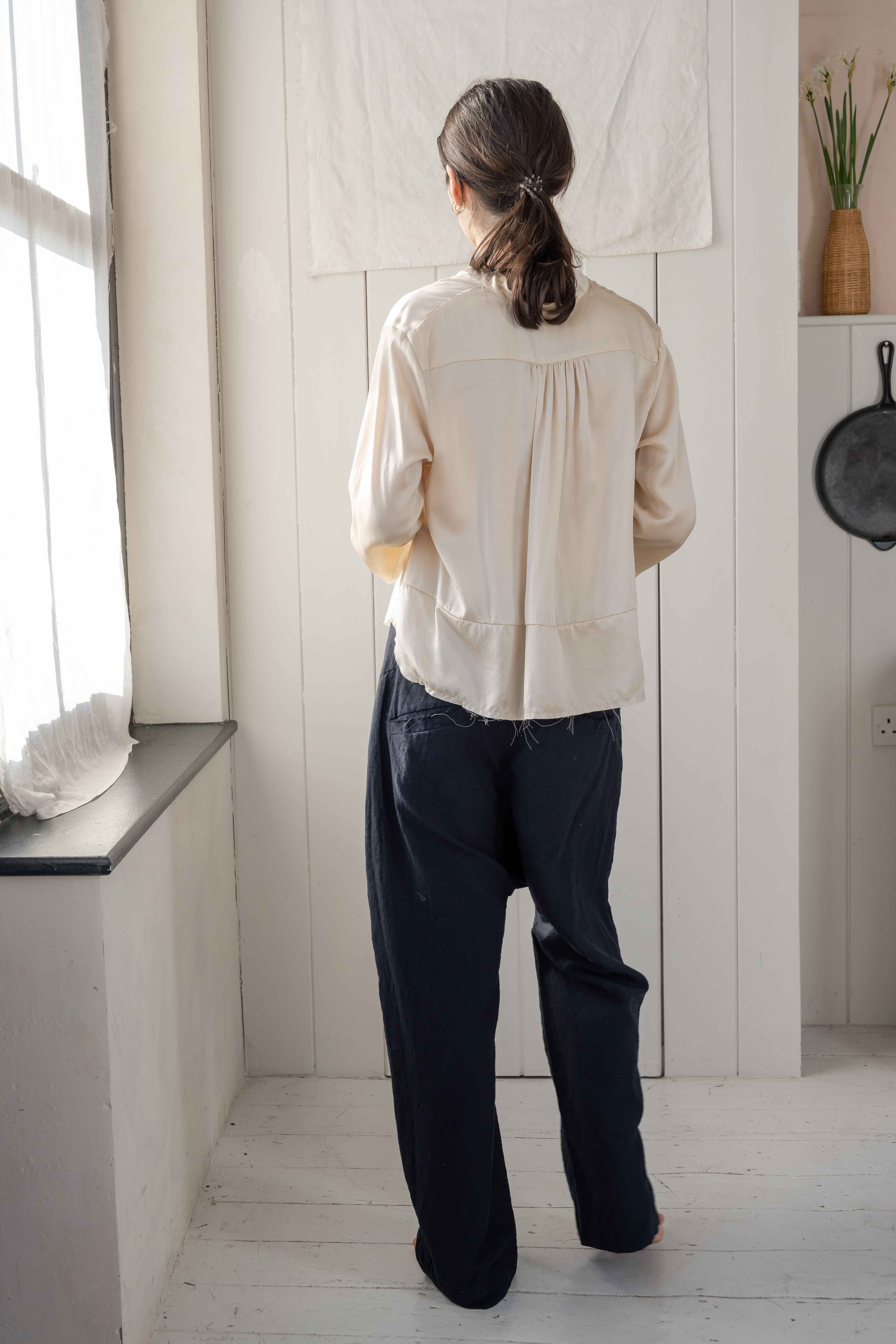sale sunny blouse silk charmeuse