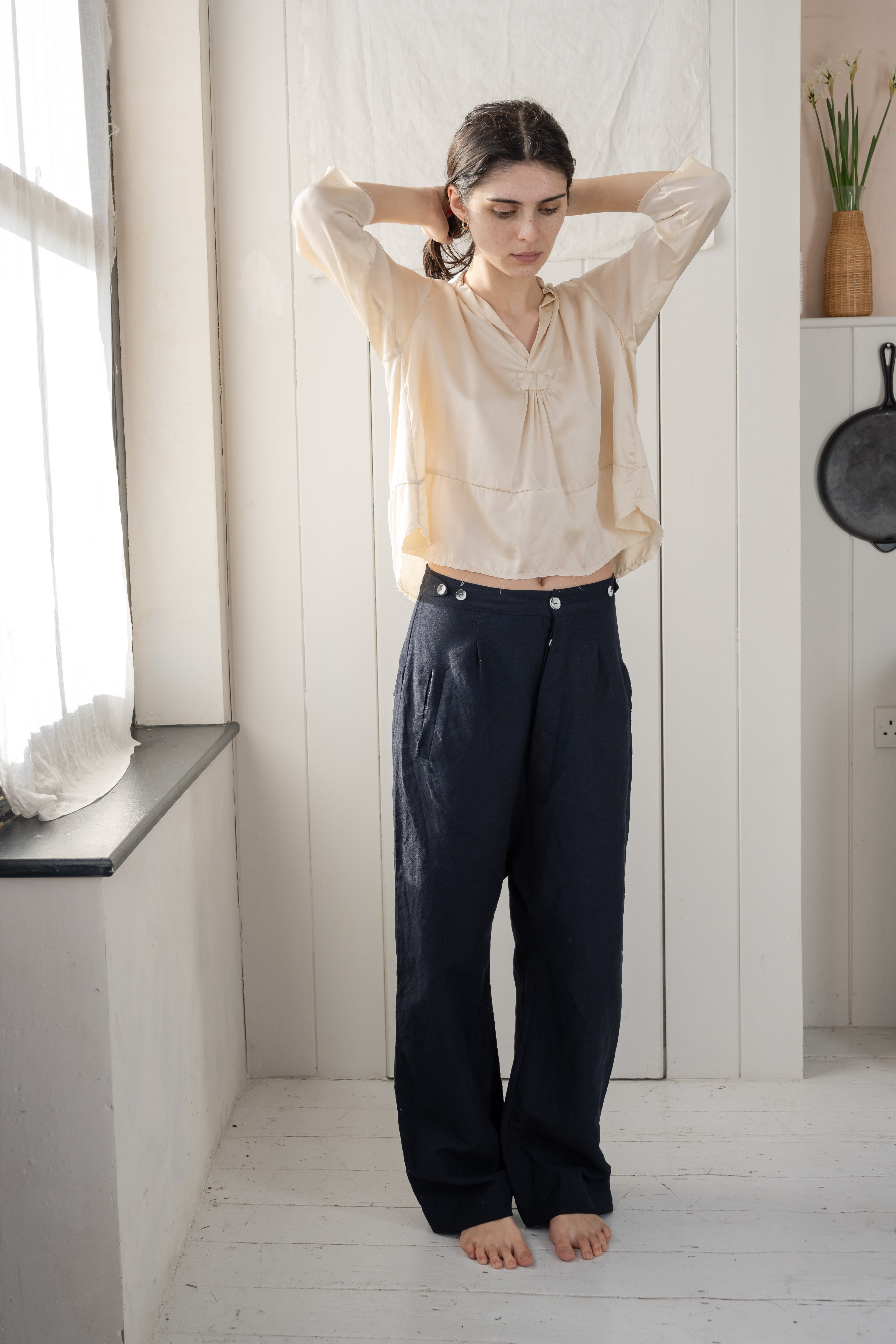 sale sunny blouse silk charmeuse